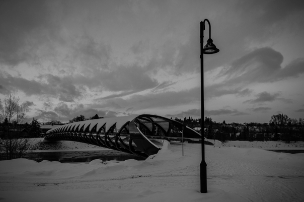 street photography, Calgary, peace bridge